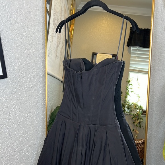 House of CB 'Lady' Black Strapless Midi Dress NWOT - Picture 13 of 17